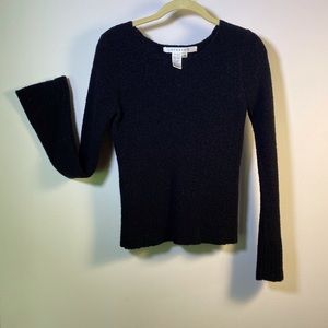 Black Wool Top